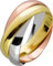 Ch.Abramowicz Tricolor Dreifach Ring im Ring 333 8 K Gelb-Weissgold Rosegold Trinty 17
