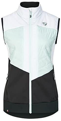 Ziener Damen NIYA Softshell- / Hybrid-Jacke Skitour | atmungsaktiv, winddicht, Primaloft, ice, 46