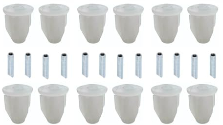 prometeo electronics Kit da 12 adattatori per collo di bottiglia completo di 12 barre filettate M10 da 40mm