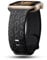 CreateGreat Leopard Engraved Bands Compatible with Apple Watch Band 40mm 41mm 38mm Women, Cheetah Silicone Strap Compatible with iWatch Series 10 9 8 7 6 5 4 3 2 1 SE Ultra,Black