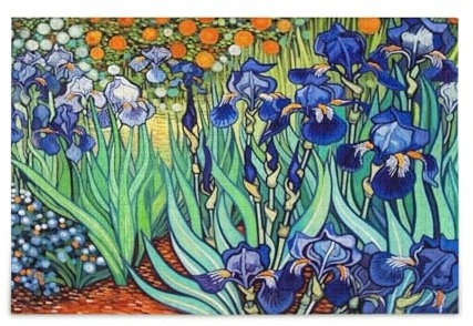 xigua Puzzle 500 Teile - Van Gogh Iris Holzpuzzle für Familienspiele - Geeignet für Jugendliche und Erwachsene