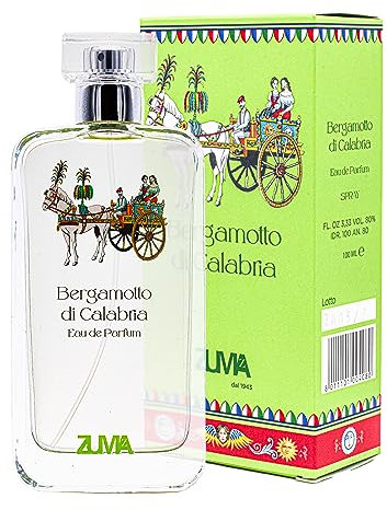 Profumi Zuma - Perfume Hombre Bergamota de Calabria - Eau de Parfum Spray de Fragancia Cítrica - Made in Italy (Bergamotto di Calabria 100 ml)