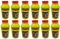 Tradineur - Pack de 12 Deshollinadores concentrado, Apto para la Hoguera de hogar, estufas de leña y carbón, calderas gas-oil, 1 bote para cada 200 kg de combustible.