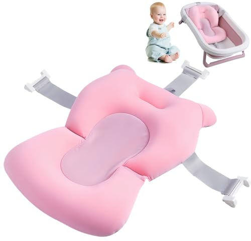 Asiento Bañera Bebe: Cojin Bañera Bebe Silla Bañera Bebe Adaptador Bañera Bebe, Esterilla para Bañera para Recién Nacidos Asiento de Baño de Seguridad Asiento de Baño para Recién Nacidos
