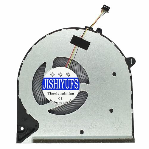JISHIYUFS Remplacement Nouveau CPU Ventilateur de Refroidissement pour HP Pavilion 15-DU 15-DW 15-GW 15S-DU 15S-GU 15S-GY 15S-GR 15-DW0043DX 15s-du0096tu 15s-du0002TX 255 TPN-C151 L52034-001 FLG0 Fan