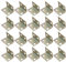 20 Stück 90-Grad-Winkel-Eckwinkel for Schrank, Metall-Eckstrebe, Wandhalterung, Sofa, feste Möbelbeschläge, 27 x 17 x 17 mm