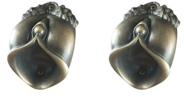 Lot de 2 décapsuleurs muraux en fer pour bouteille de bière ou de vin en cuivre