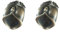 Lot de 2 décapsuleurs muraux en fer pour bouteille de bière ou de vin en cuivre