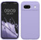 kwmobile Case Compatible with Google Pixel 8a Case - TPU Silicone Phone Cover with Soft Finish - Lavender