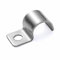 FamlTol 20 Stk Hochleistungs Metallkabelschellen Einzelloch Doppelstabmattenzaun Befestigung Für Leerrohr Rohr Befestigung Ø18 mm, Silber
