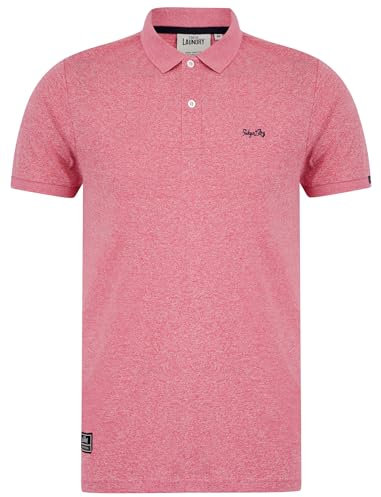 Tokyo Laundry Polo en jersey de coton mélangé « Kieran » pour homme, Grindle rose clair, S