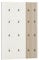 Schildmeyer Alexa Hakenpaneel Set 701955, Akustikpaneel Optik/Cremebeige, 73,5 x 2,6 x 109 cm