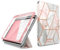 i-Blason für iPad Air 11 Zoll Hülle M3/M2(2025/2024) 7th/6th, Trifold Ständer Bumper Case [Cosmo] mit Displayschutz und Stifthalter für iPad Air 6th/5th/4th 11/10.9 Zoll 2024/2022/2020 (Marmor)