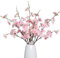 Flores Artificiales ,4 Ramas Flores de Cerezo Artificiales, Flor Falsa de 100 cm,Tallos Largos, Flores Artificiales para Boda Fiesta Hogar Jarron Mesa Balcon Jardinera,Arreglos Florales (Rosa Oscuro)