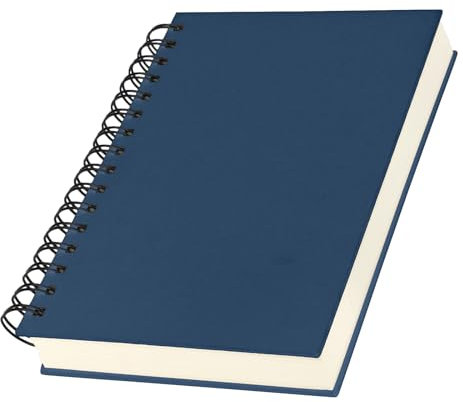 Yarotm Notizbuch A5 Gepunktet - 14x21cm Notebook Spiralbindung - 240 Seiten Hardcover Notizheft A5-100g/m² Papier Dotted 5x5mm Notizblock - Königsblau Spiralblock A5 Reisetagebuch