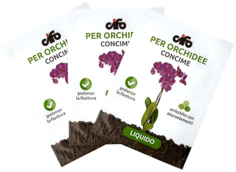 Concime liquido per Orchidee - Cifo - 2,5 ml per bustina (3 bustine)