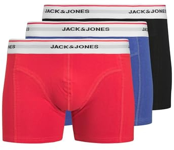 JACK & JONES Herren Jackayden Solid Trunks 3 Pack Sn (3er Pack)