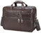 TIDING Leather Briefcase for Men 17 Laptop Bag Large Work Bags Full Grain Genuine Leather Computer Messenger Shoulder Bag for Business Travel Office