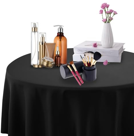 PULUZ 2x2m Black Photography Backdrop Cloth, Matte photo Studio Background | 6.56x6.56ft Washable Polyester Backdrop for Portraits, Product Photography, Video, Live Streaming & Tabletop Shooting