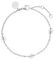 Purelei® Zartes Armband mit Perlen-Blumen – Edelstahl in Gold, Silber & Roségold, verstellbar - Hautverträglich - Bracelet - Frauenarmband (Silver)