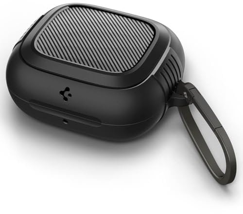 Spigen Rugged Armor Case Compatible with Powerbeats Pro 2 (2025) - Matte Black