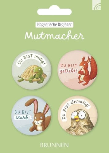 Mutmacher: 4er-Magnet-Set (Magnetische Begleiter)