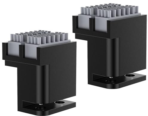 BIQU Panda Brush XP 2-Pack Silicone Nozzle Wiper for Bambu-Lab P1P/P1S/X1/X1C/X1E, Heatbed Mounted Silicone Brushes, Nozzle Cleaning Tool Kit Bruch for 3D Printer