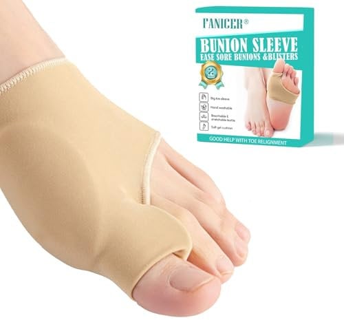 gelpretty Hallux Valgus Corrector,Hallux Valgus Socks,Big Toe Straightener,Big Toe Space Suitable for Overlap Toe, Hammer Toe Correction and Protection,Hallux Valgus Cushion Toe Brace