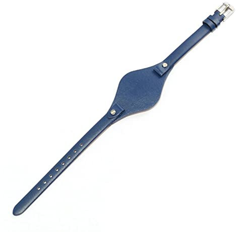 HKTS Für Fossil ES3077 2830 3262 3060 4176 4119 Uhrenband -Damen mit Tablettlederband 8 mm kleiner Armband(Dark blue)