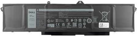 Genuine Original Dell 9JRV0 Alienware m18 R1 R2 Precision 3561 3571 3581 Latitude 5521 5531 6 Cell 97Whr Battery 53XP7