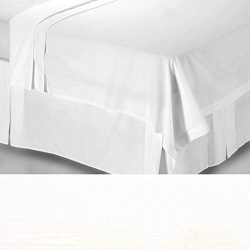 Belledorm 200 Thread Count 100% Egyptian Cotton 12 Inch Deep Fitted Sheet, White, Single