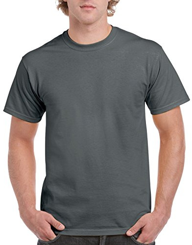 Gildan mensG2000G2000 Ultra Cotton Adult T-Shirt Crewneck Short Sleeve Shirt - Gray - XXL