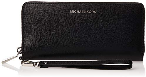 Michael Kors Damen Travel Continental 32S5STVE9L_BLACK_BLACK Geldbörse, Schwarz (BLACK 001)