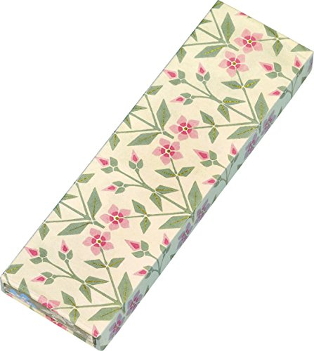 Gefährlich schön Bleistifte in Geschenkschachtel - Motiv Rosa Blume: 6 Bleistifte mit Radiergummi, 3 Motive
