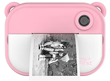 MyFirst Camera Insta 2 Rosa. Cámara Digital HD con impresión instantánea, cámara Frontal y Selfie para niño y niña