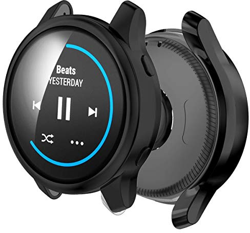Chofit Custodie Compatibile con Garmin Venu Custodia, Pellicola protettiva per schermo Custodia protettiva all-around Watch Cover Bumper Shell Cover per Solo orologio intelligente Venu (nero)