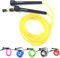 SPORTIVONETIC® Premium Springseil für Erwachsene & Kinder, Damen & Herren-für Fitness, Crossfit, Sport, Boxen und Freizeit - Verstellbare Größe - mit Einstellklammer - Speed Rope, Jump Rope (Gelb)