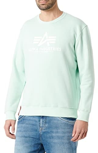 Alpha Industries Basic Sweater Sweatshirt für Herren Mint