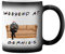 Bernie Sanders Inspired Friends TV Series Pivot Taza de café negro mágico Mug