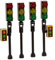 Traffic Lights - 4-pack | Made with Genuine LEGO parts | Instructions Included