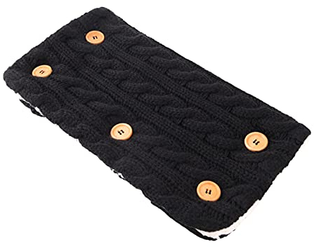 Ruiqas Kinderwagen Hand Muff Winddicht Schnee-Gestrickte Handschuhe für Eltern Und Pflegepersonal