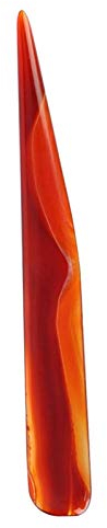 Achat Polierer, Professionelles Natürliches Achatmesser Handschmuck Polierwerkzeug, Blattgold Blattsilber Handwerksmesser, Steinschnitzwerkzeuge, Schmuckherstellung Polieren Polierwerkzeug(12cm)