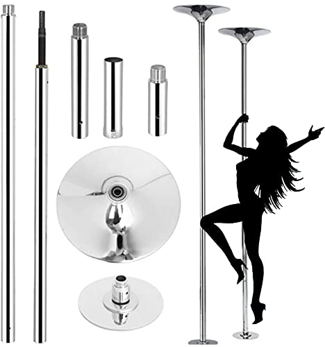 hzexun Pole Dance Ballettstange freistehende Stretchstange Höhenverstellbare Tanzstange Ballet Bar für den Heim- oder Studiotanz