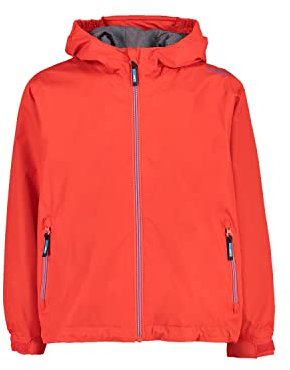 CMP - Veste enfant à capuche fixe, Feu, 128