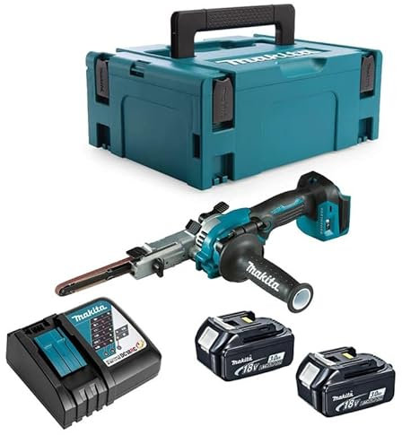 Ponceuse à bande 18V BL LXT (2x3,0 Ah) en coffret - MAKITA DBS180RFJ