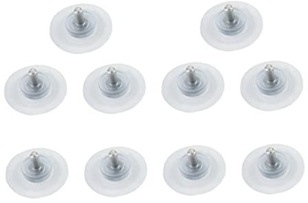 HEMOTON 10stücke Pvc Saugnäpfe Für Möbel Anti-kollisions-halterungen Für Glastische Installieren Verstellbare Höhe Für Dekoration Und Organisation