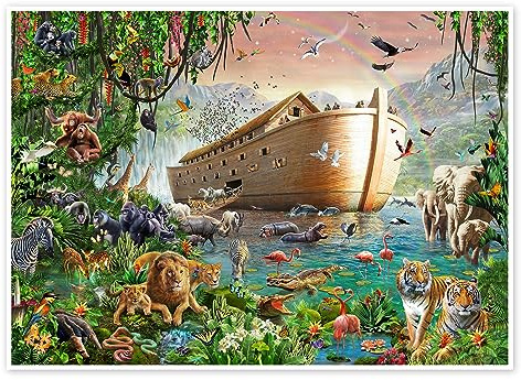 Posterlounge Die Arche von Noah Poster | 70 x 50 cm von Adrian Chesterman Wandbilder Wanddeko
