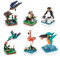 WANGE Riproduzione animale da costruire con i mattoncini. Set di 6 uccelli: Rondine, Passero, Colibrì, Fenicottero, Pinguino e Martin pescatore.