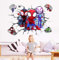 3d Spider Man Kinderzimmer Dekoration Wandtattoo Cartoon Tapete Selbstklebendes Poster Aufkleber 40,60cm