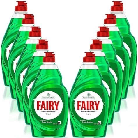 Fée Liquide Vaisselle 10 x 320 ml Boîte, Vert